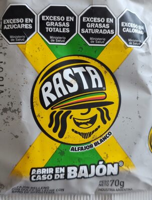 ALFAJ. RASTA BLANCO 70G