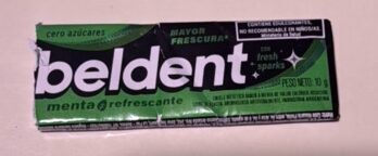CHICLE BELDENT POS MENTA