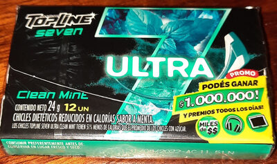 CHICLE TOPLINE ULTRA CLEAN MINT