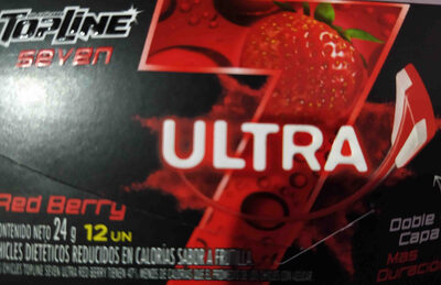 CHICLE TOPLINE ULTRA RED BERRY