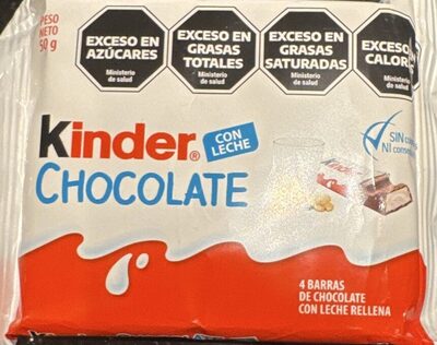 CHOC. KINDER BARRITA X4 50GR