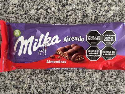 CHOC. MILKA LEG ALMENDRAS 110 GR